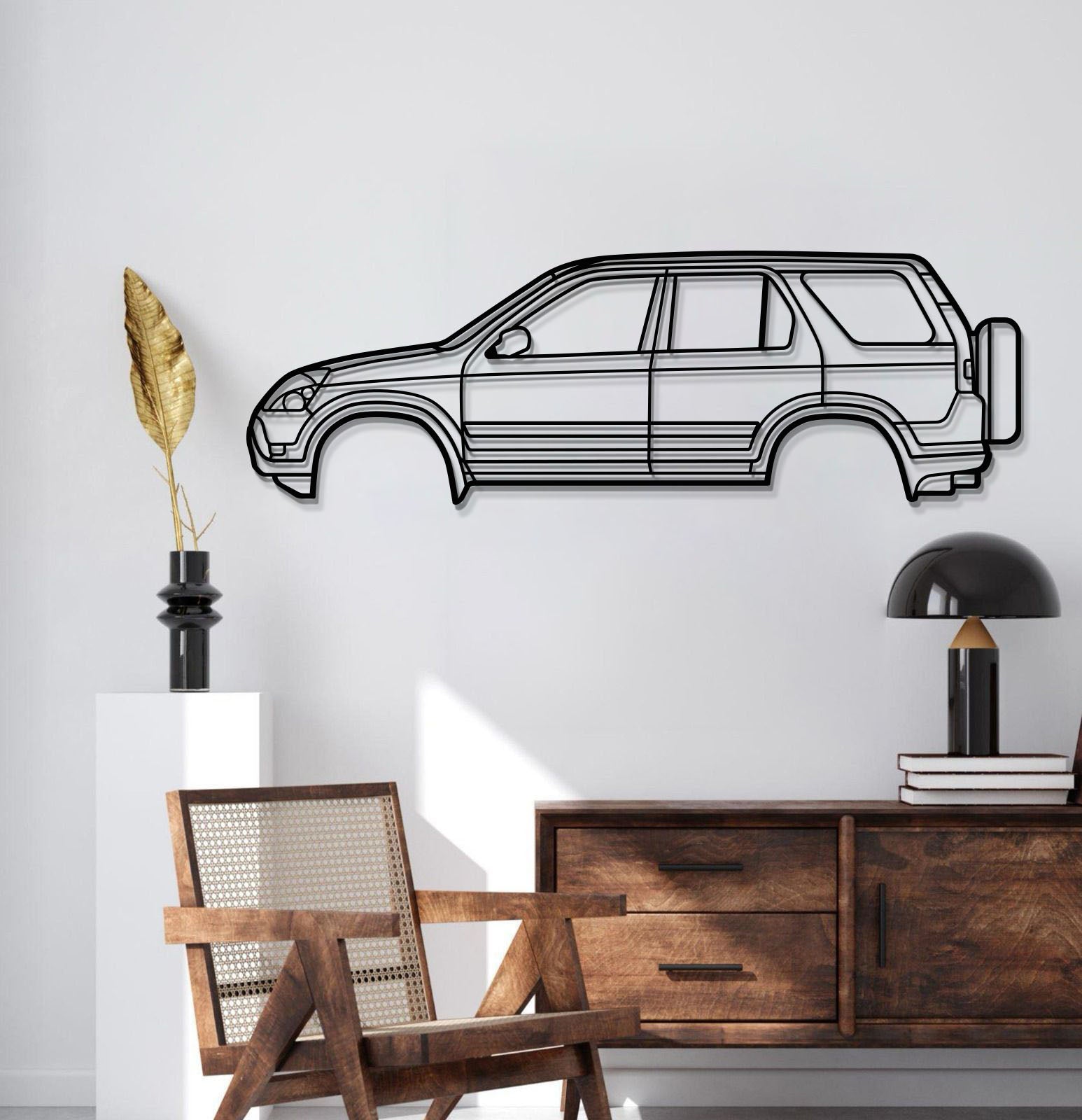 2002 CR-V 2nd Gen Metal Car Wall Art - MT0296