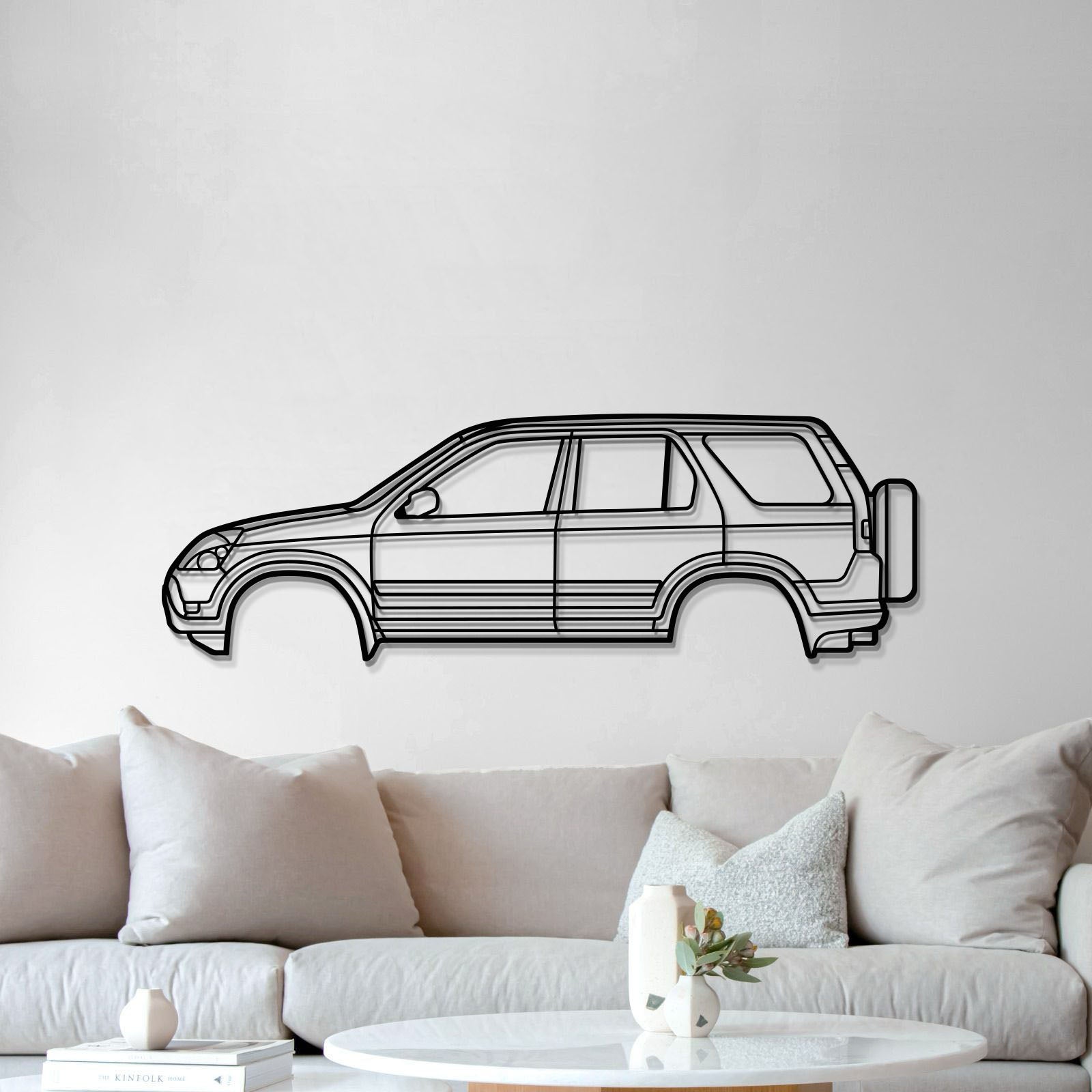 2002 CR-V 2nd Gen Metal Car Wall Art - MT0296