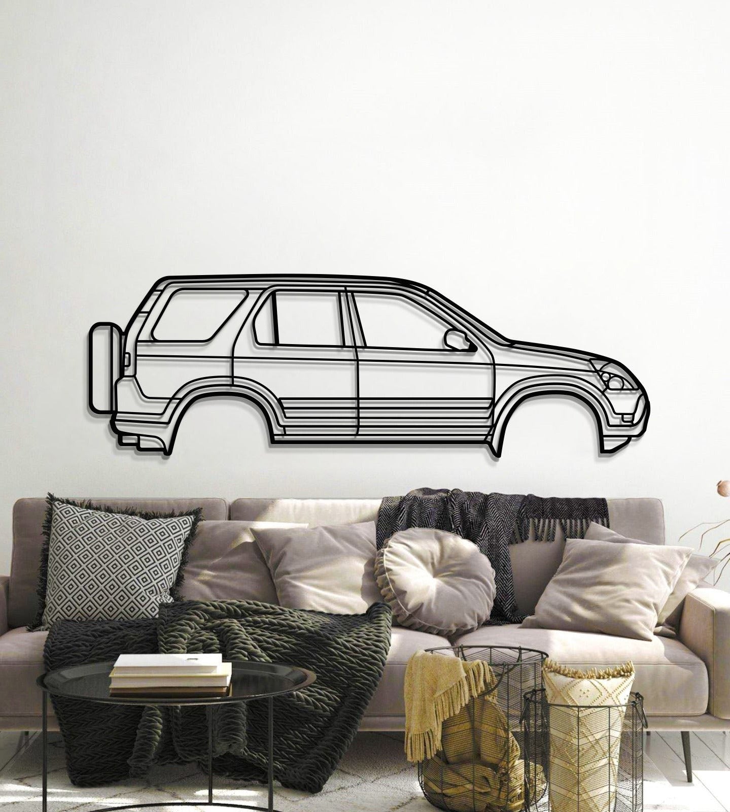 2002 CR-V 2nd Gen Metal Car Wall Art - MT0296