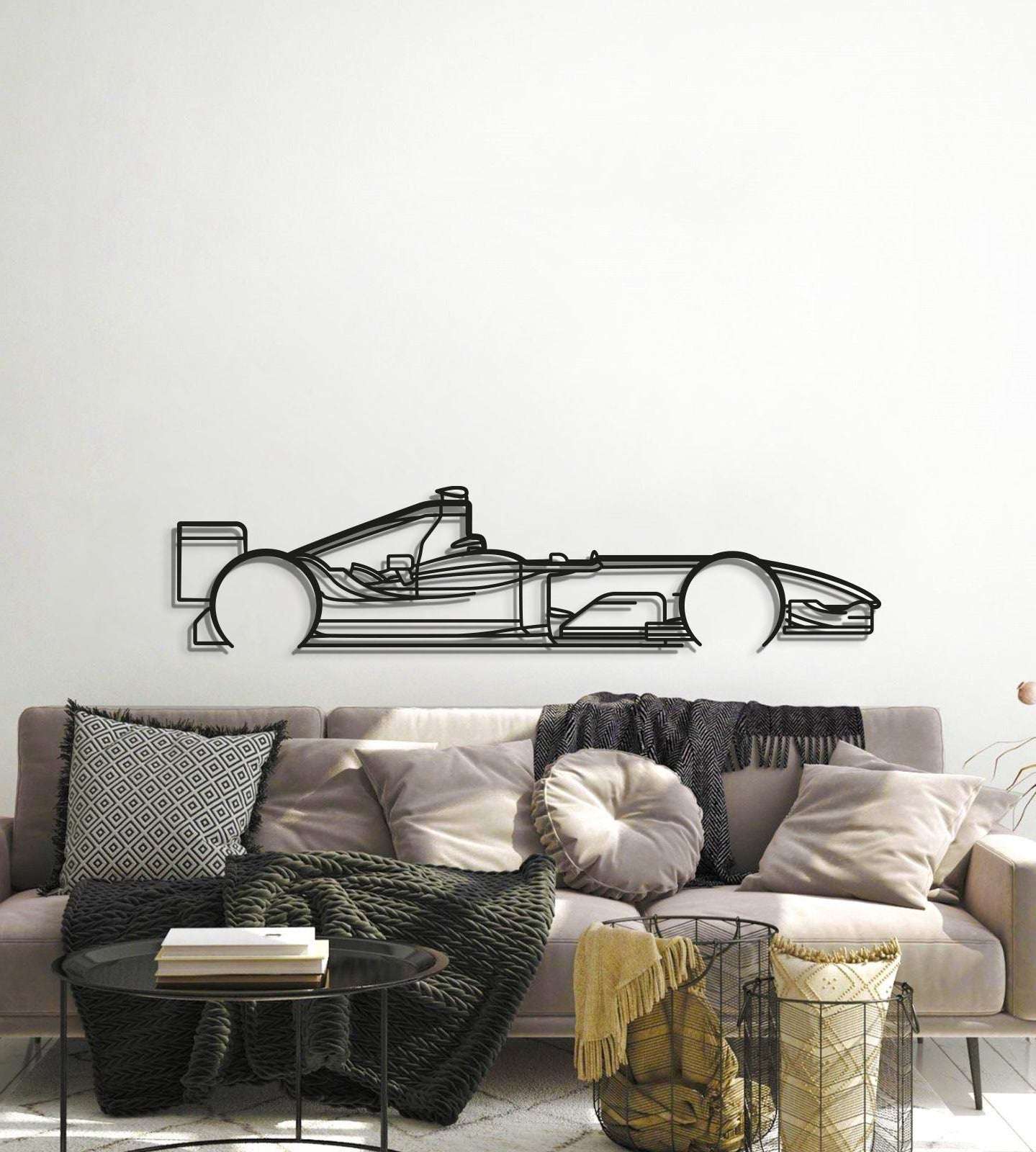 F1 2004 Classic Metal Car Wall Art - MT0311