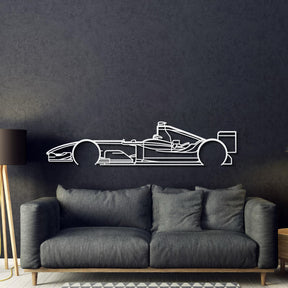 F1 2004 Classic Metal Car Wall Art - MT0311
