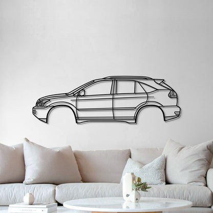 2004 RX 2nd Gen Metal Car Wall Art - MT0316