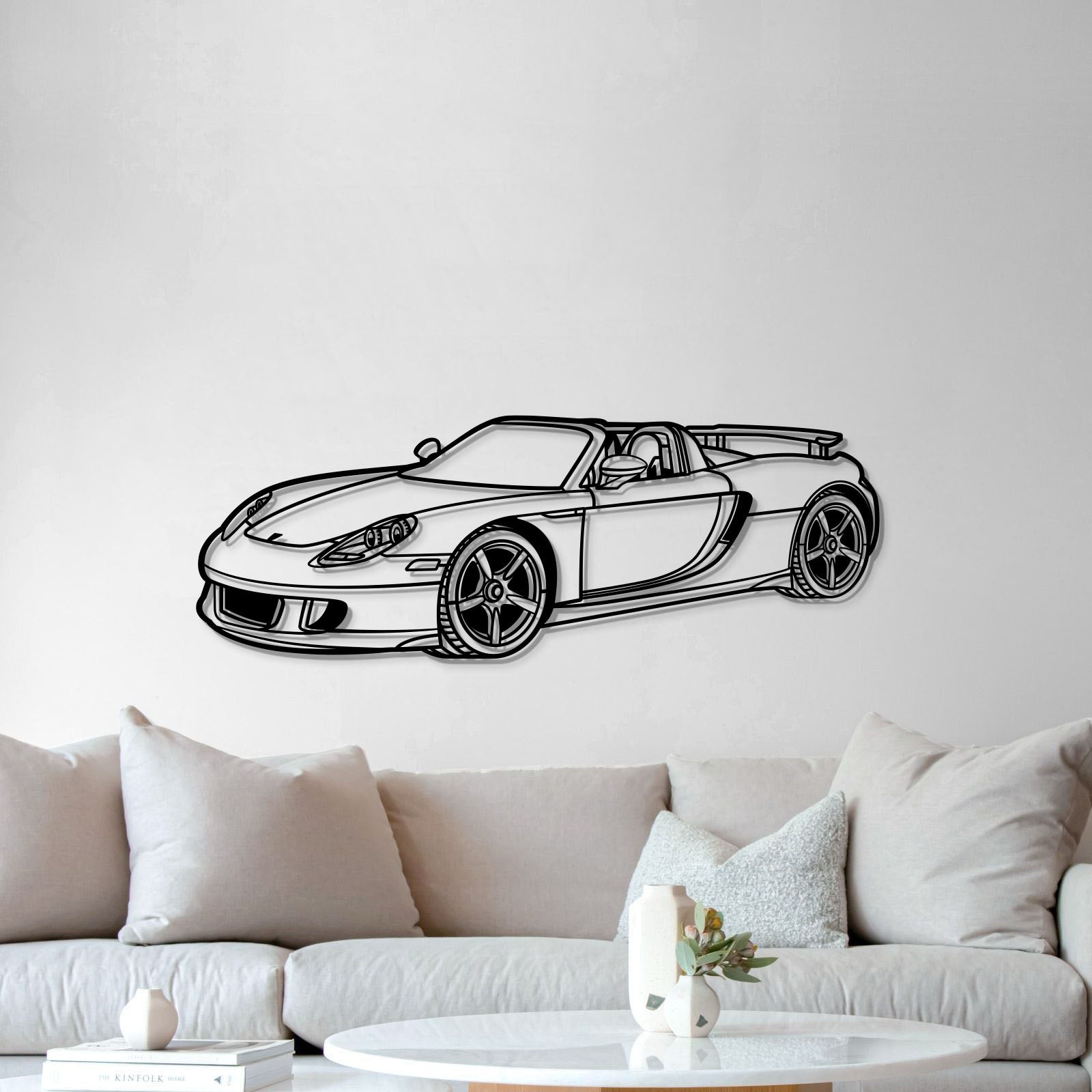 Perspective Metal Car Wall Art - MT1188