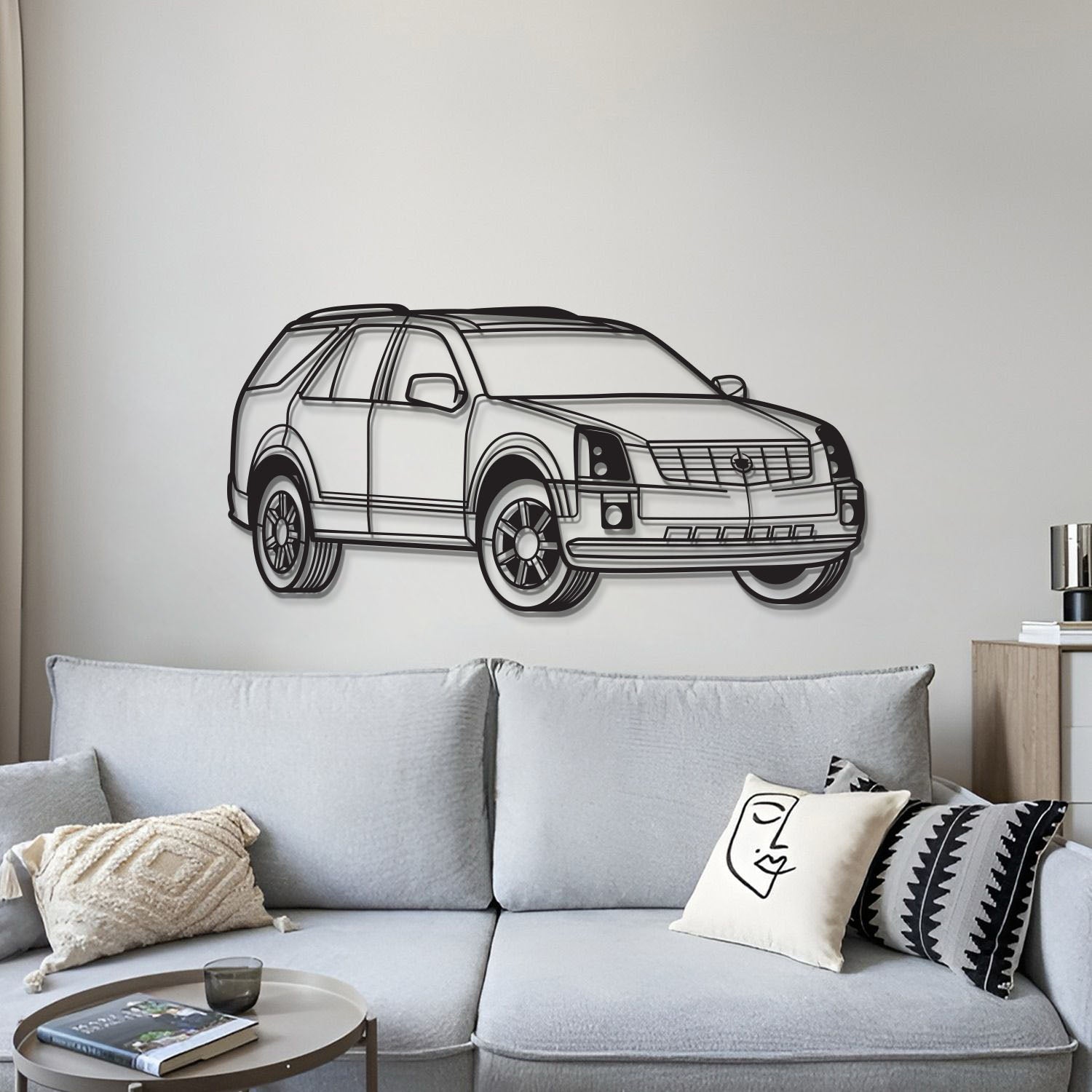 2005 SRX Perspective Metal Car Wall Art - MT1212