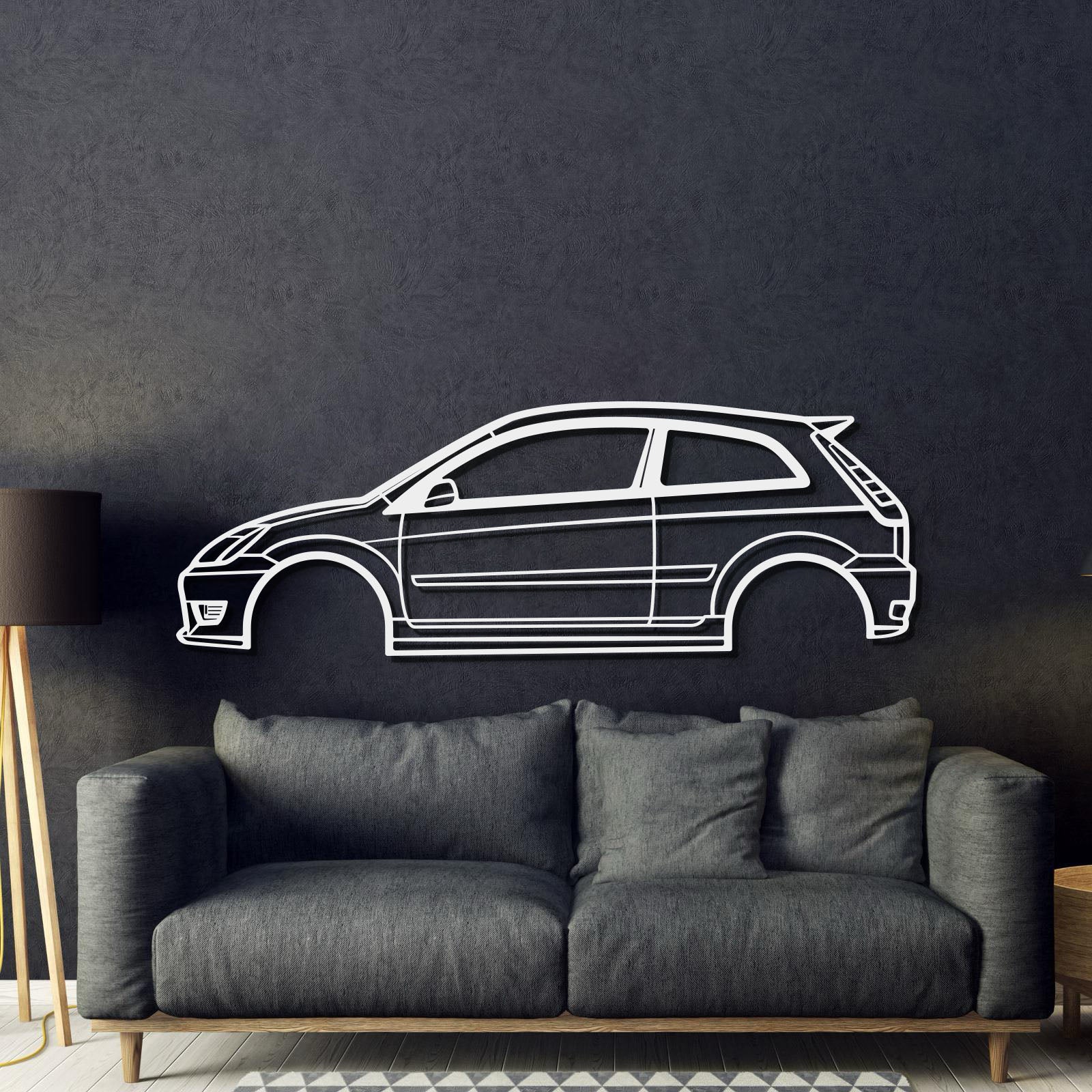 2005 Fiesta ST 150 Metal Car Wall Art - MT0321