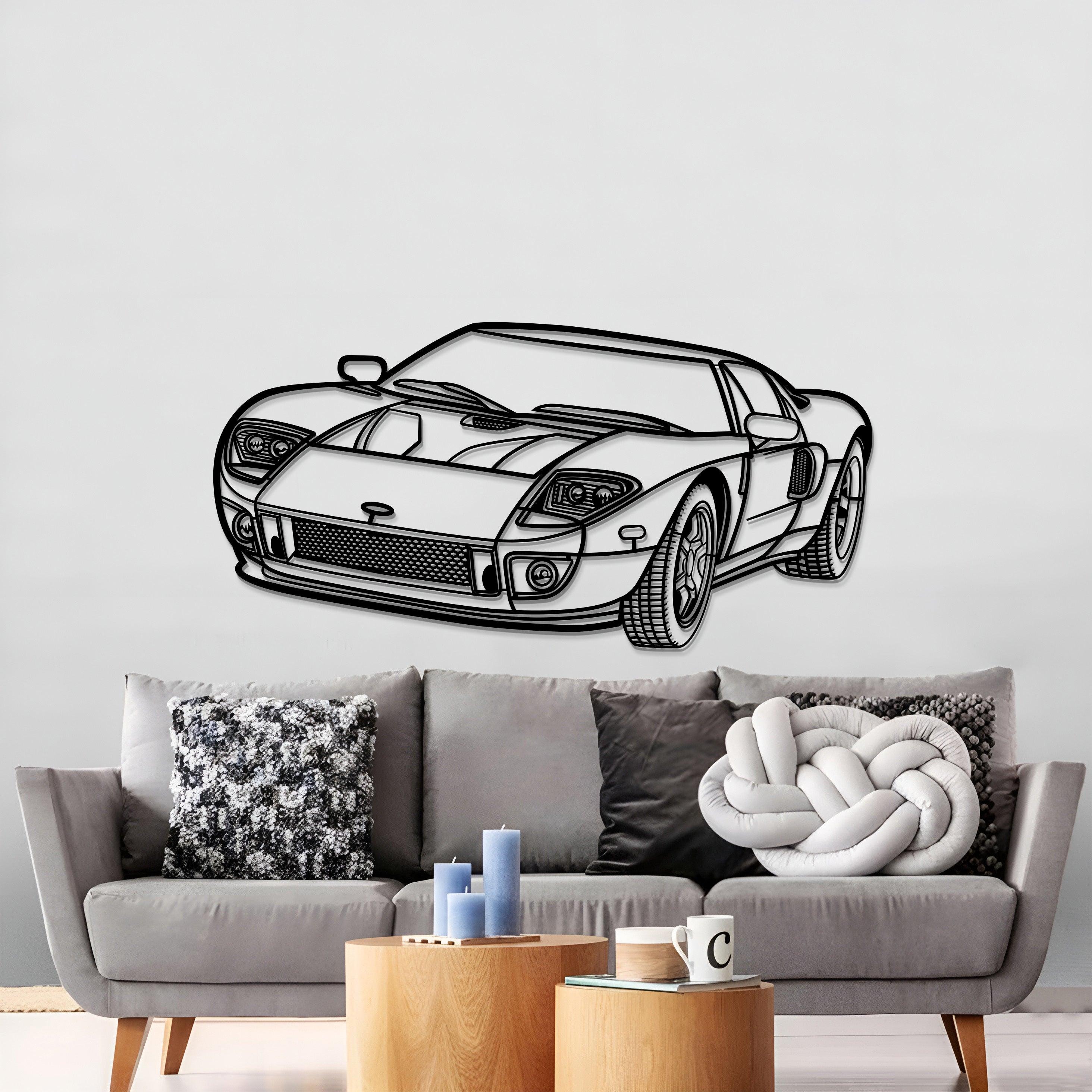 2005 GT Perspective Metal Car Wall Art - MT1157