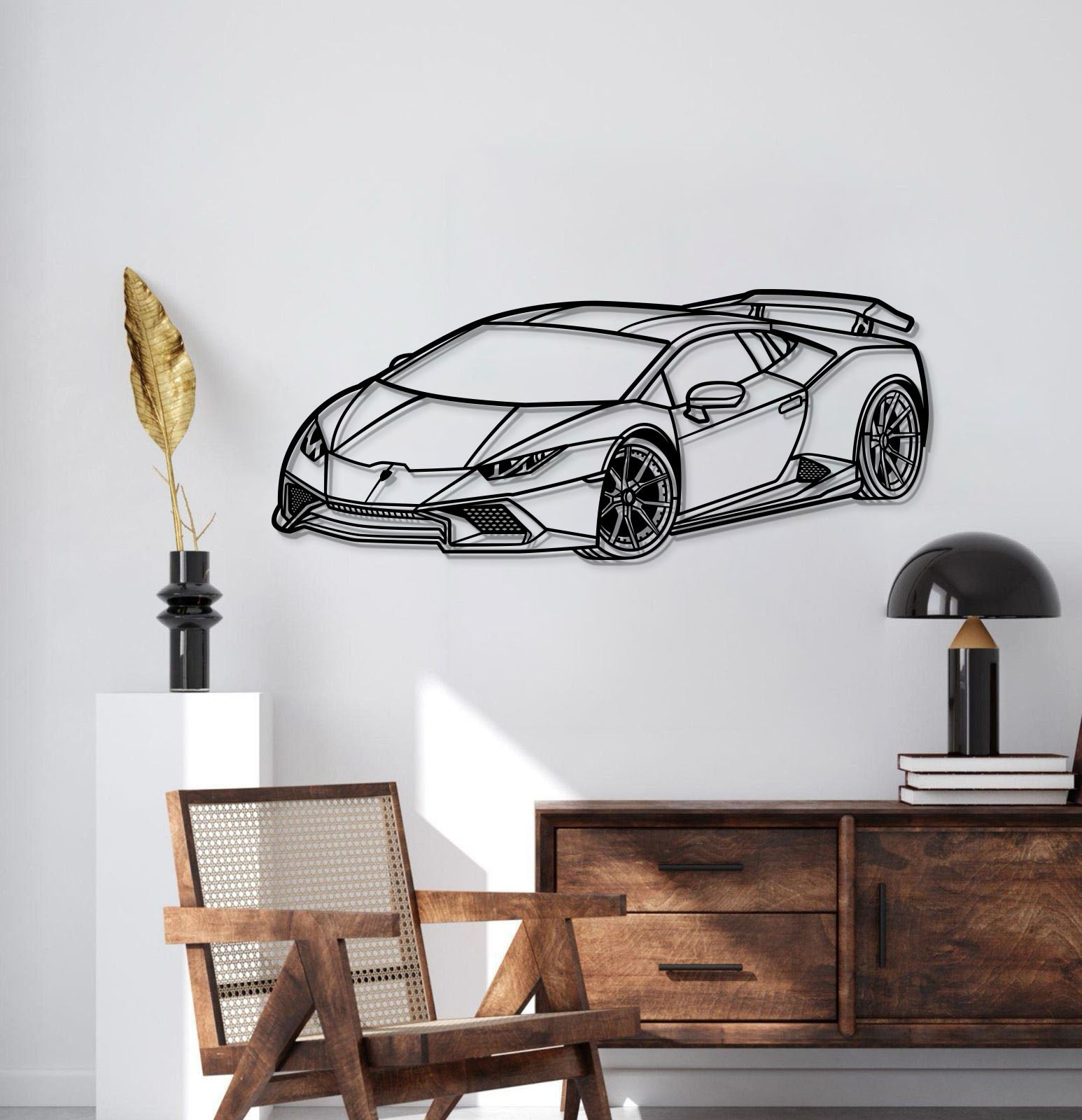 2005 Huracan Perspective Metal Car Wall Art - MT1167