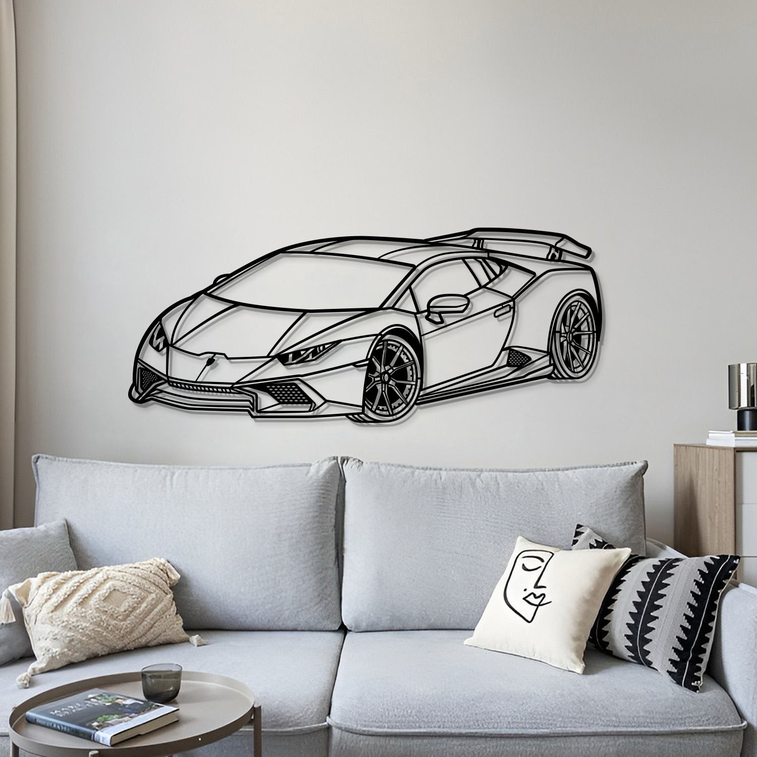 2005 Huracan Perspective Metal Car Wall Art - MT1167