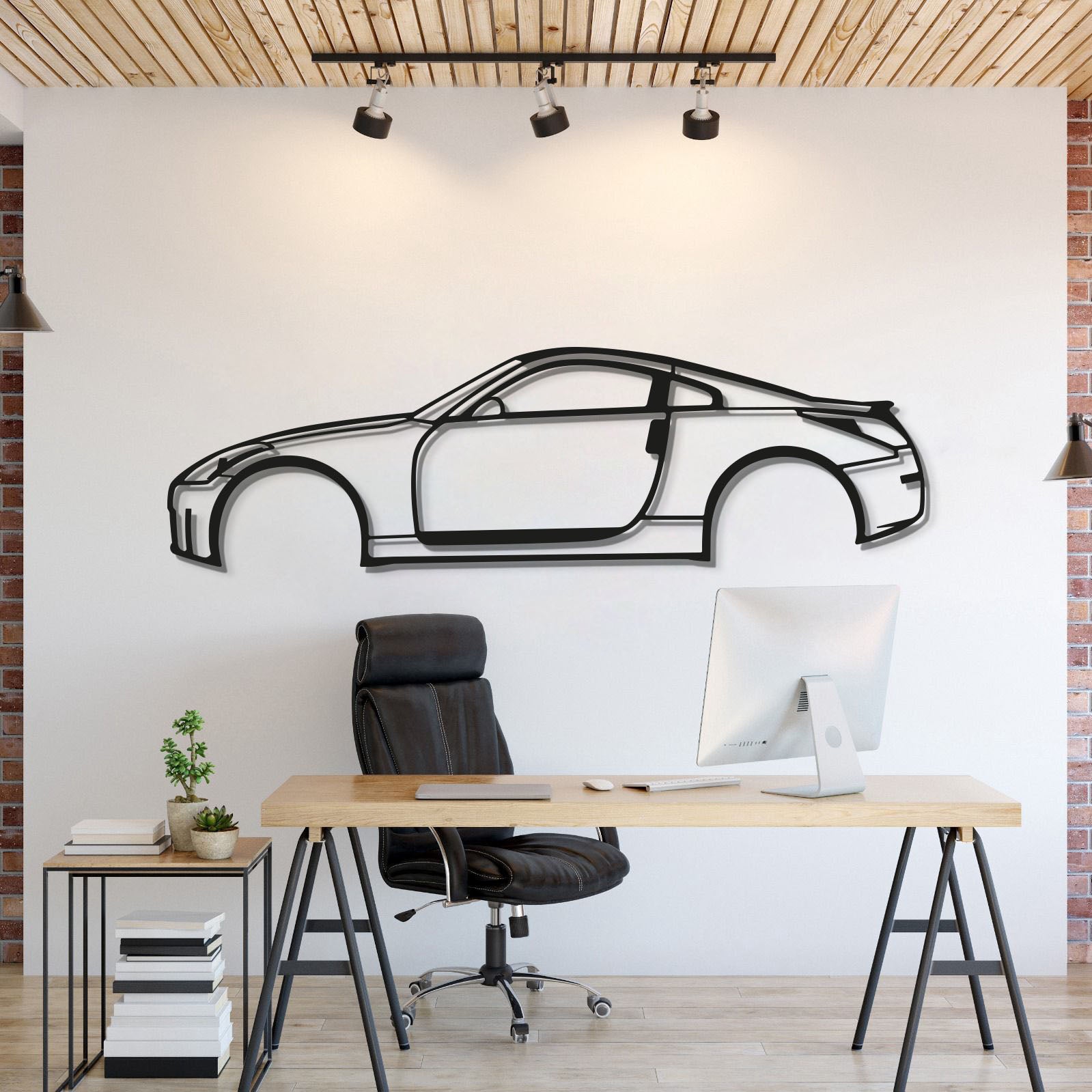 2005 350Z Metal Car Wall Art - MT0319