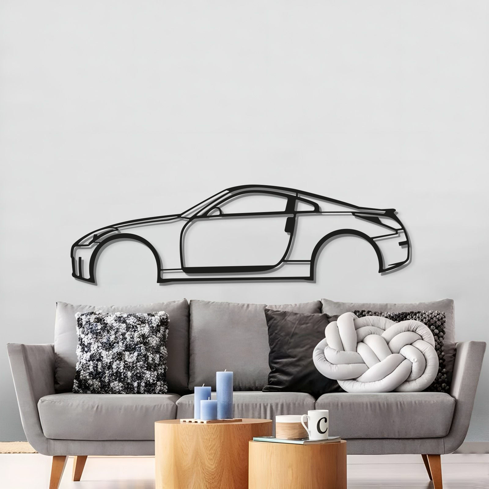 2005 350Z Metal Car Wall Art - MT0319