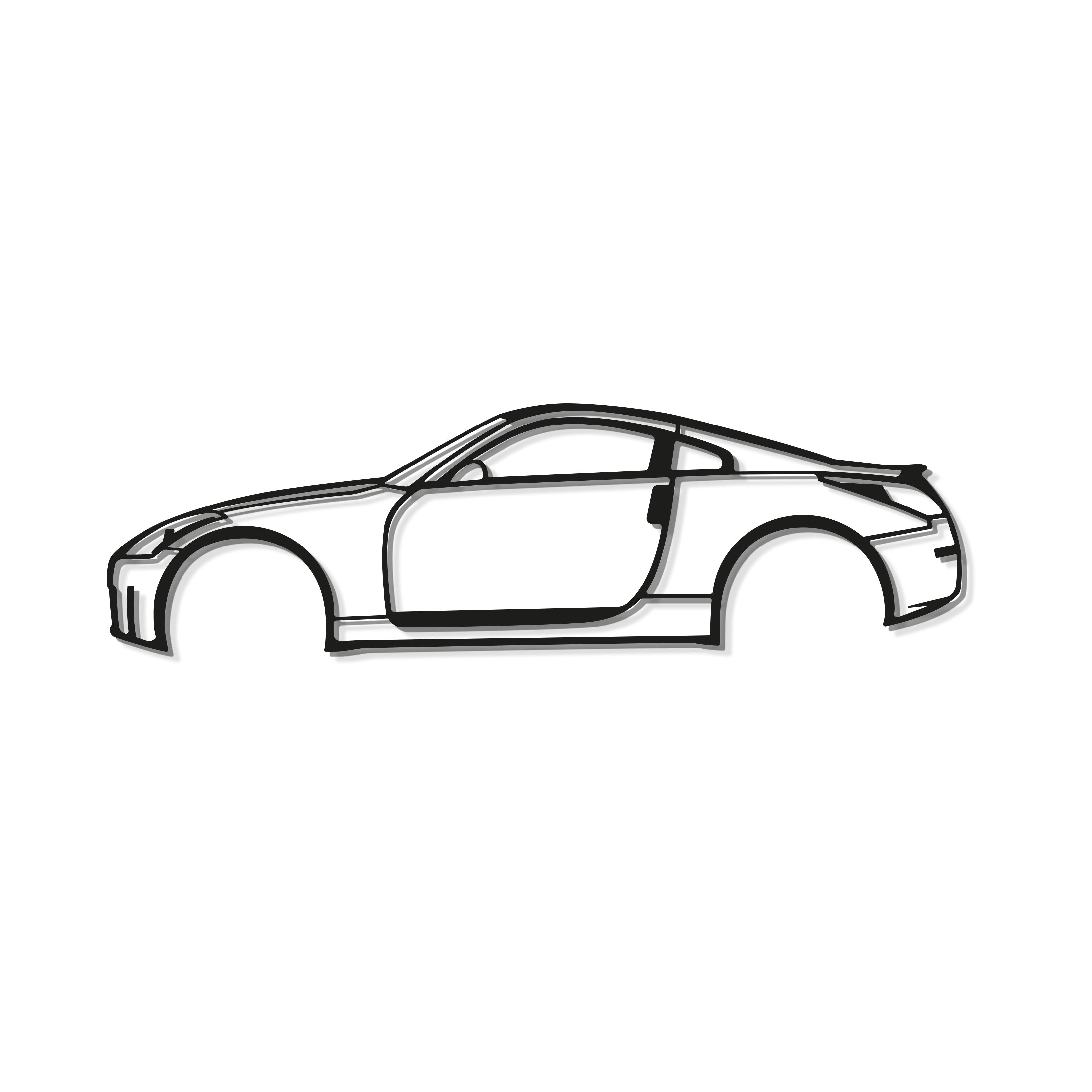 2005 350Z Metal Car Wall Art - MT0319