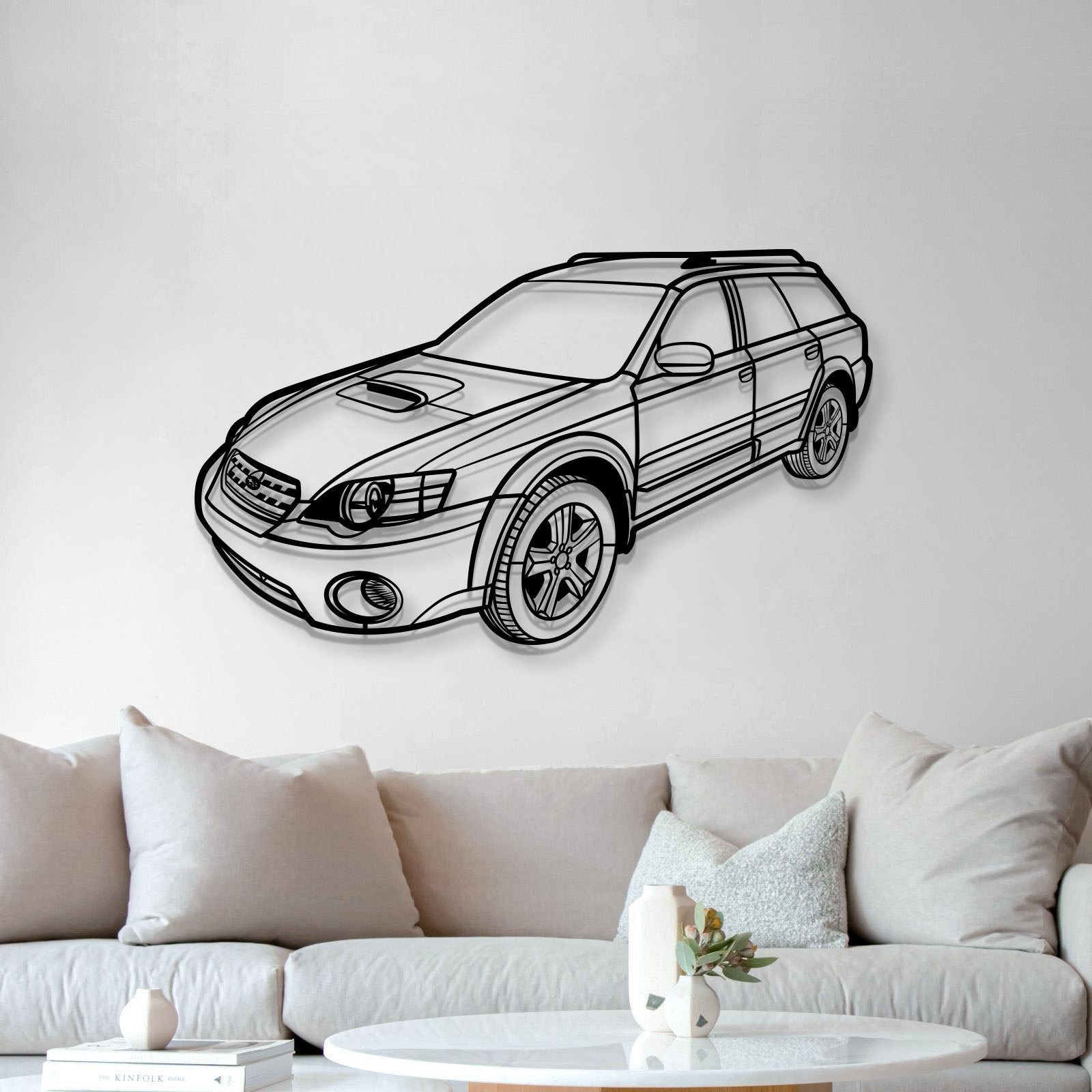 2005 Outback XT Perspective Metal Car Wall Art - MT1310