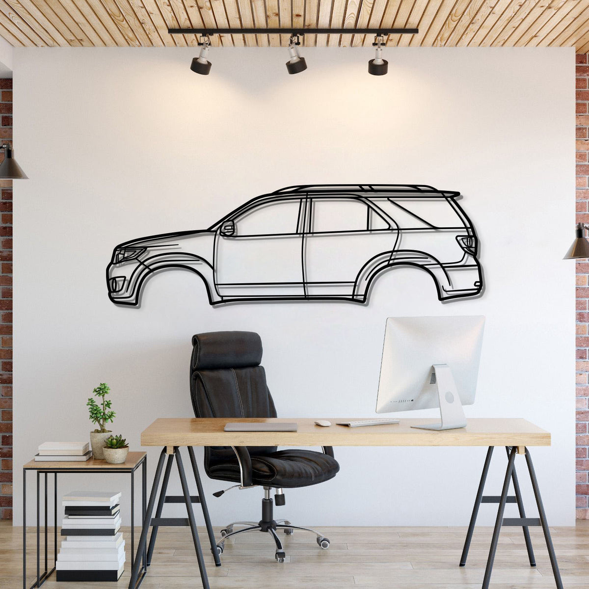 2005 Fortuner 1. Generation Metall Auto Wandkunst - MT0322