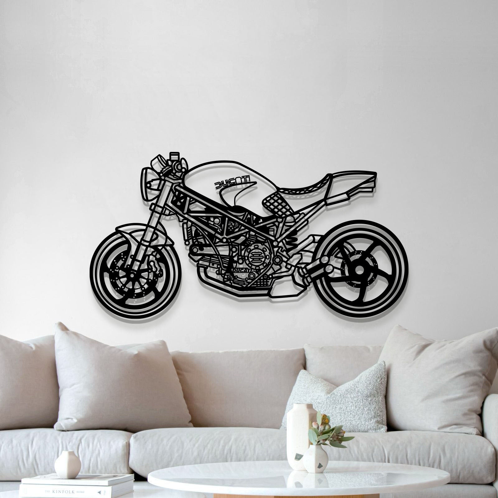 2006 Monster S2R1000 Metal Motorcycle Wall Art - MT1391