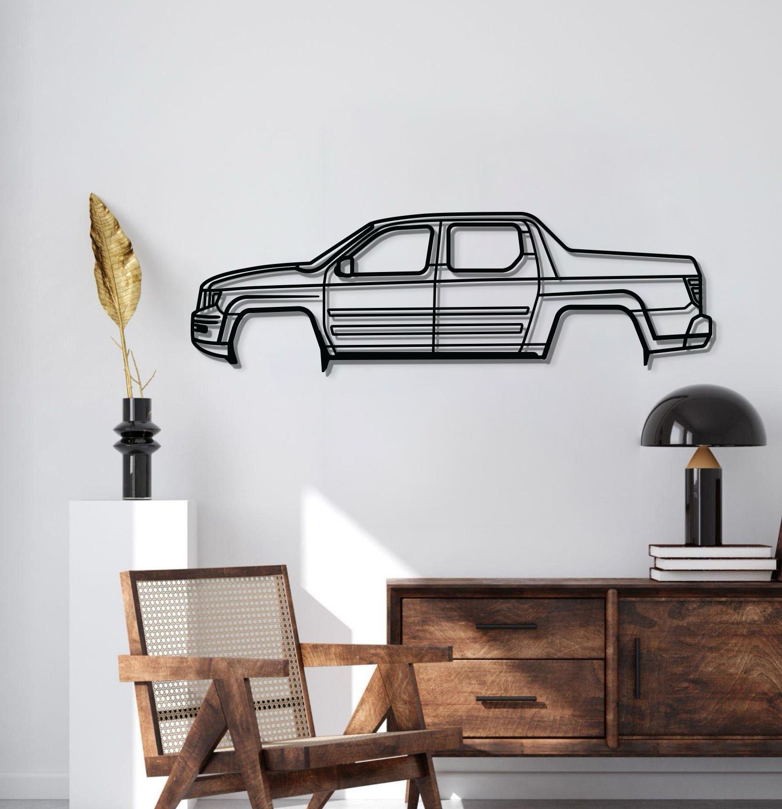 2006 Ridgeline 1st Gen Metal Car Wall Art - MT0335