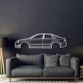 2007 RS4 Metal Car Wall Art - MT0348