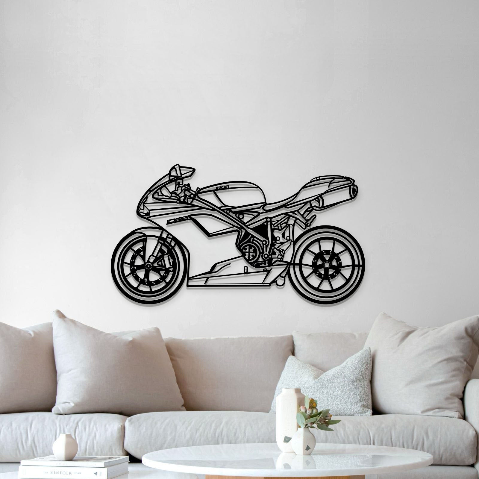 2007 1098 Metal Motorcycle Wall Art - MT1392