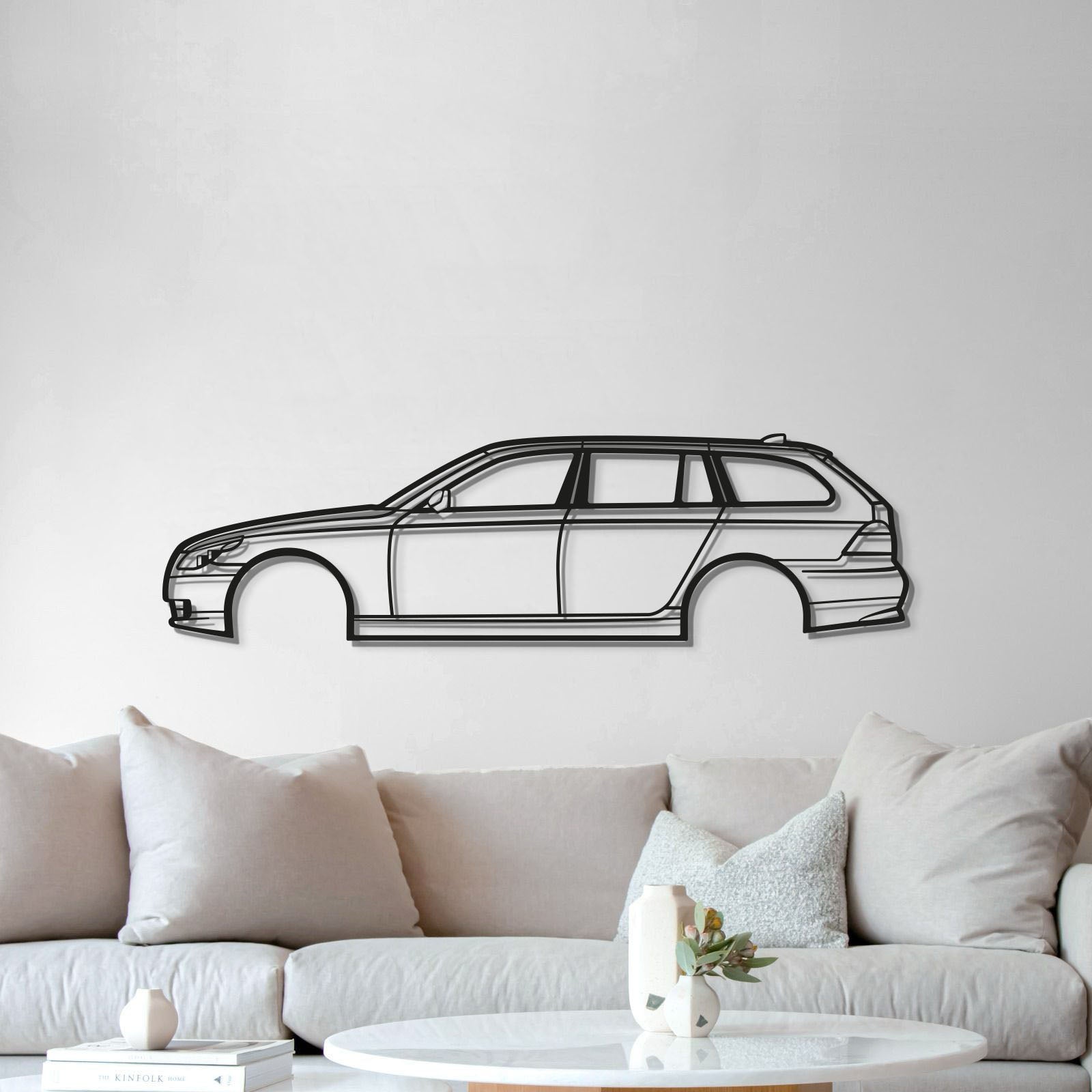 2008 535 XI WAGON Metal Car Wall Art - MT0360