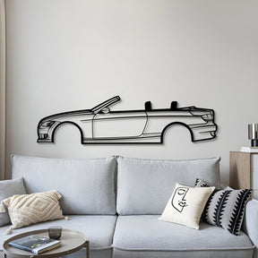 2008 E93 Cabrio Metal Car Wall Art - MT0364