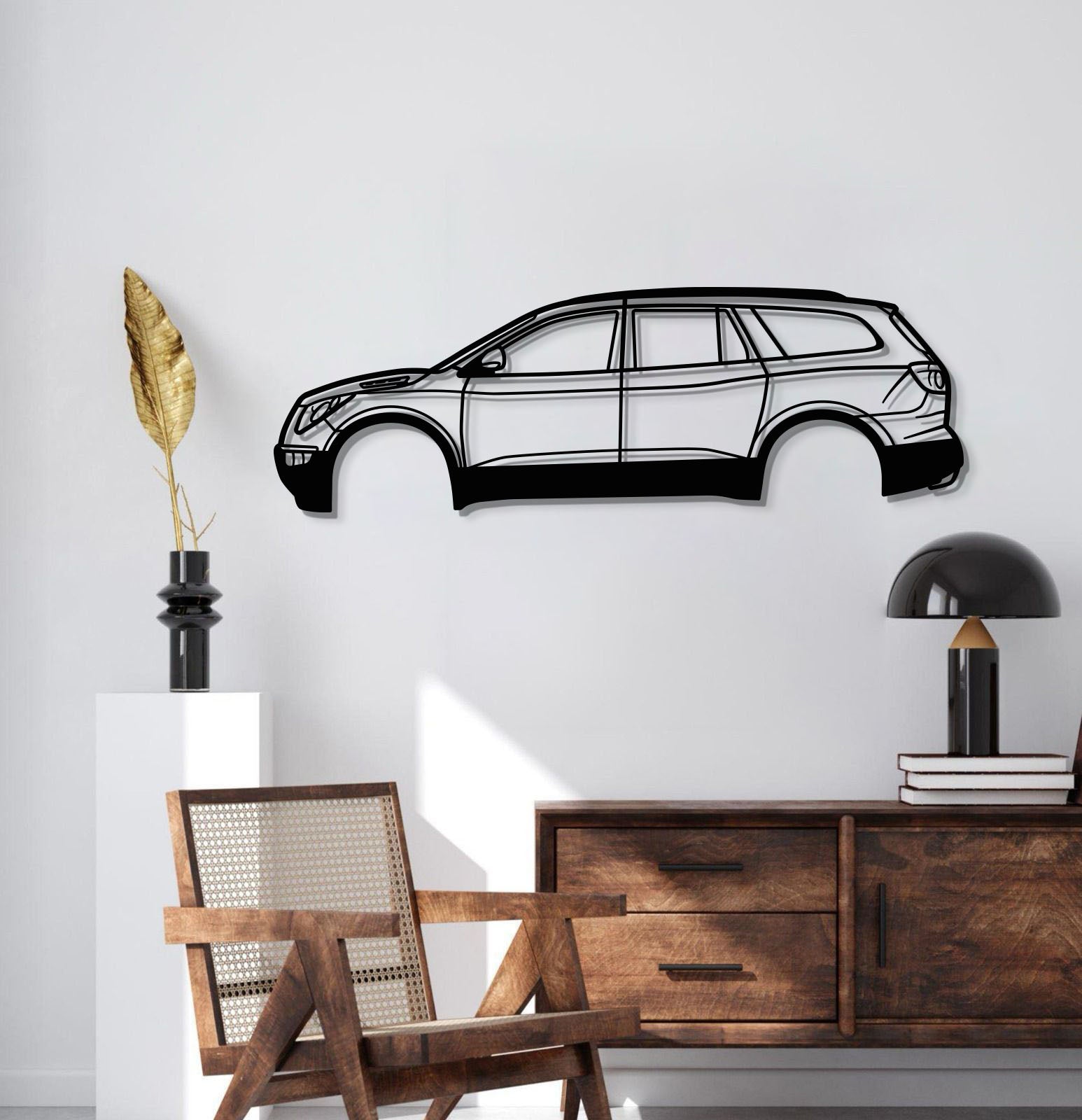 2008 Enclave 1st Gen Metal Car Wall Art - MT0366