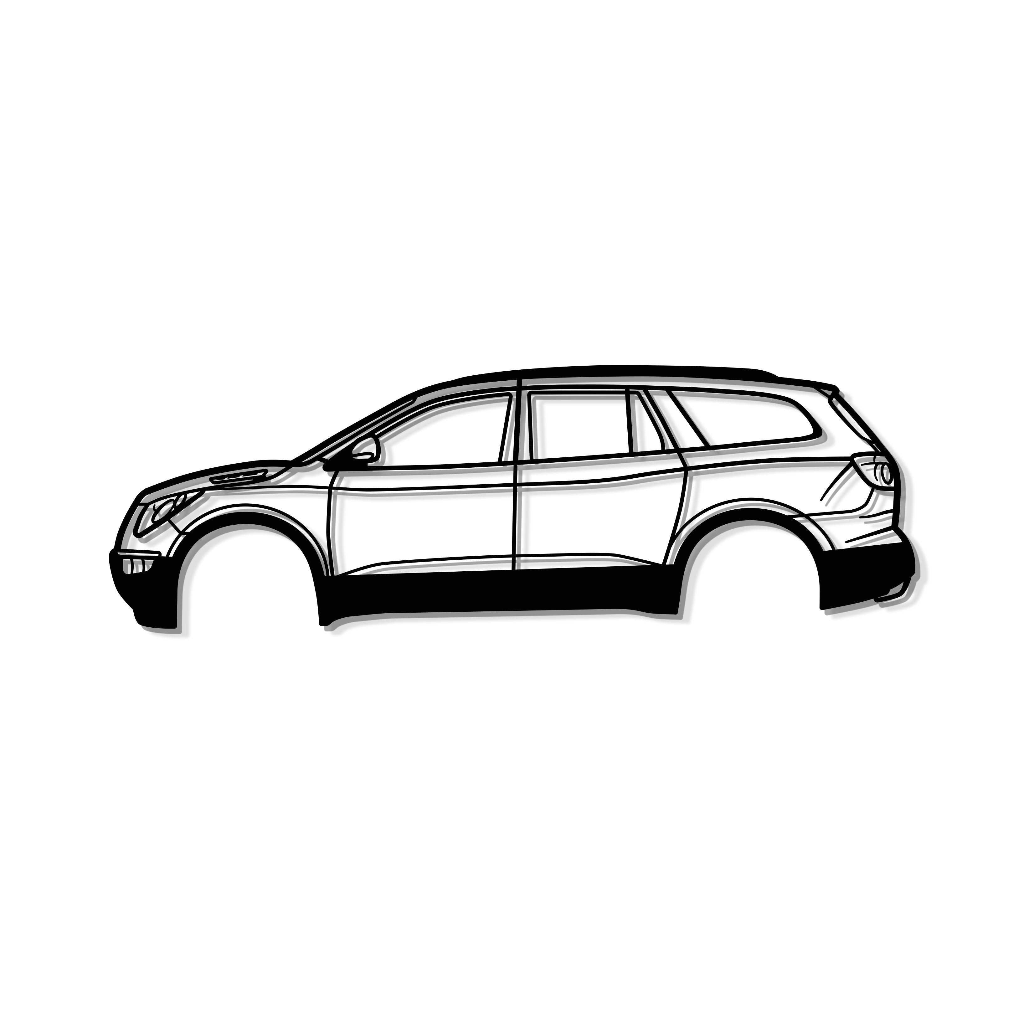 2008 Enclave 1st Gen Metal Car Wall Art - MT0366