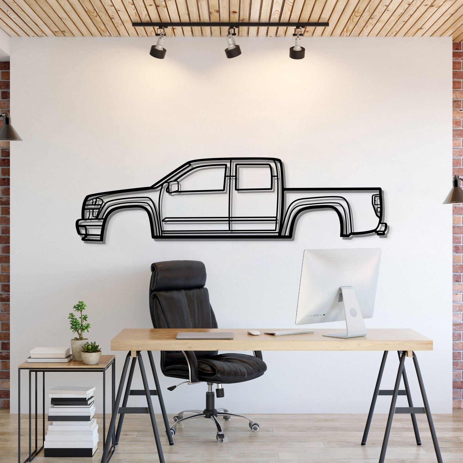 2008 Colorado Metal Car Wall Art - MT0361