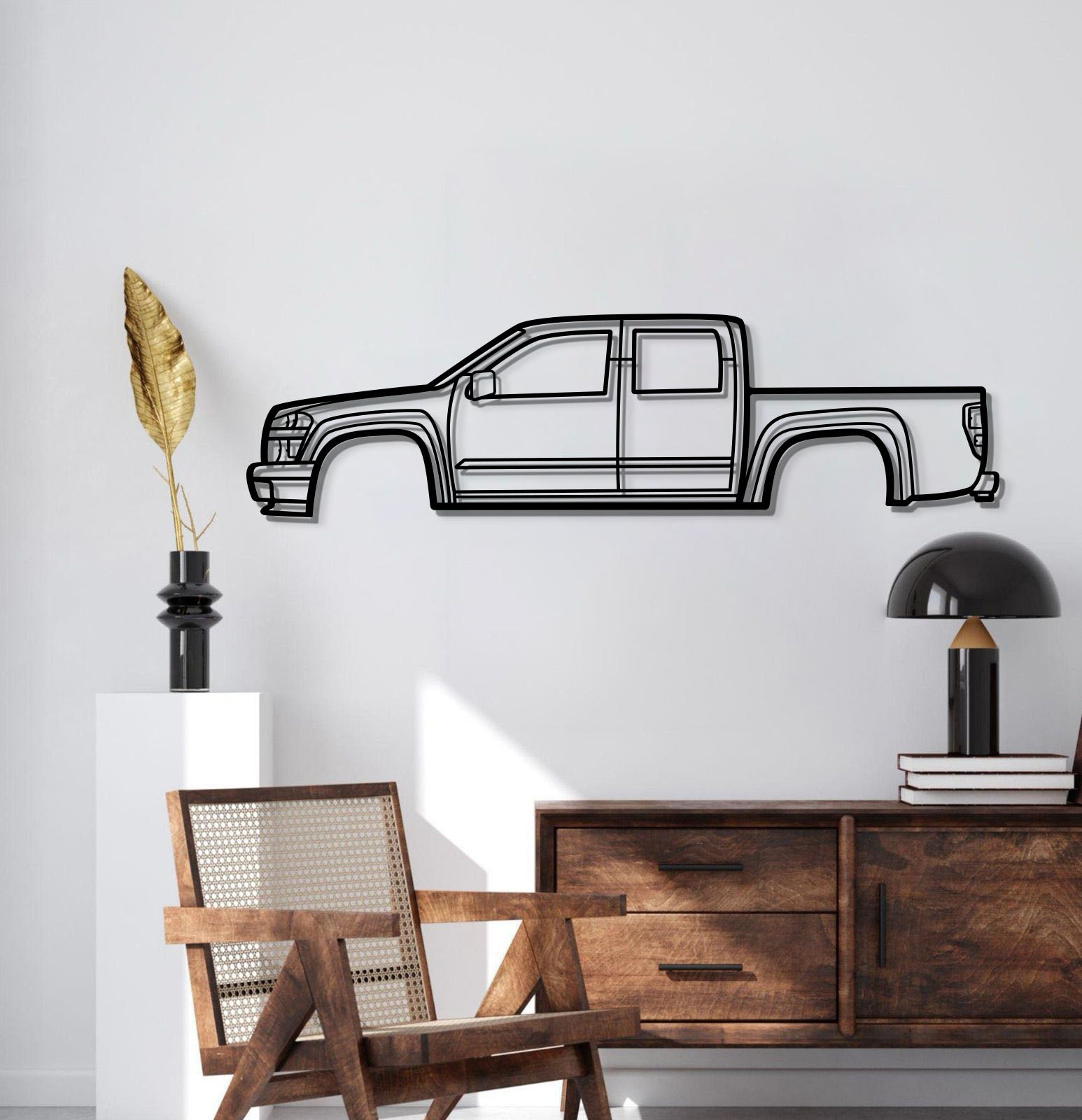 2008 Colorado Metal Car Wall Art - MT0361