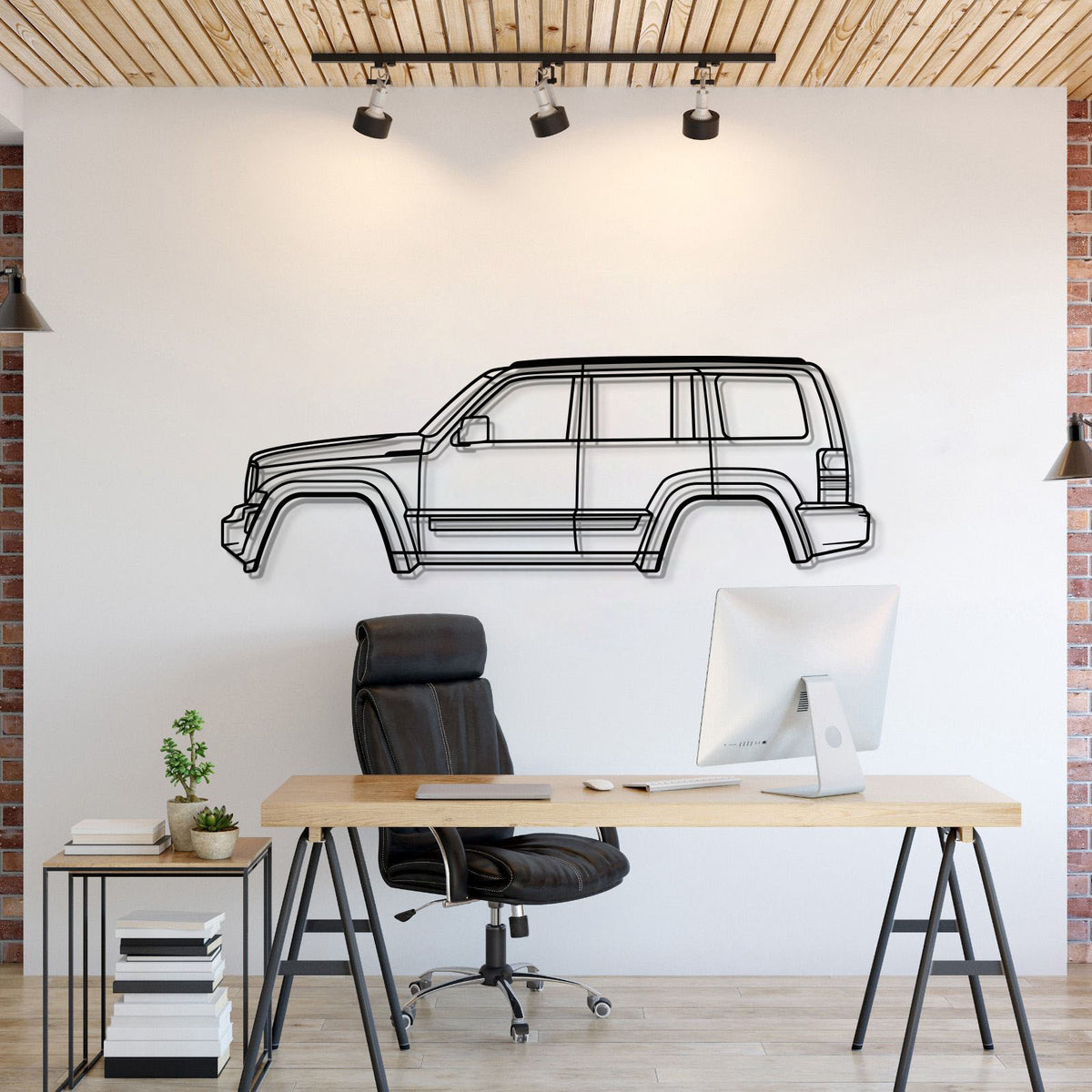 2008 Liberty KK (2nd Gen) Metal Car Wall Art - MT0372