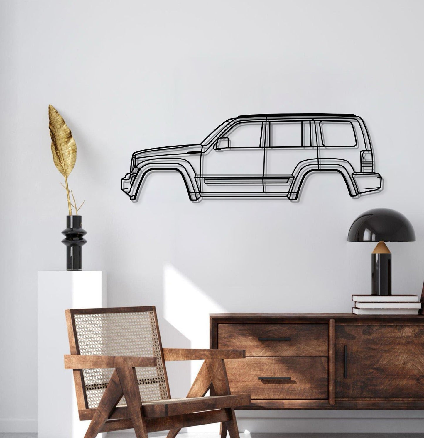 2008 Liberty KK (2nd Gen) Metal Car Wall Art - MT0372