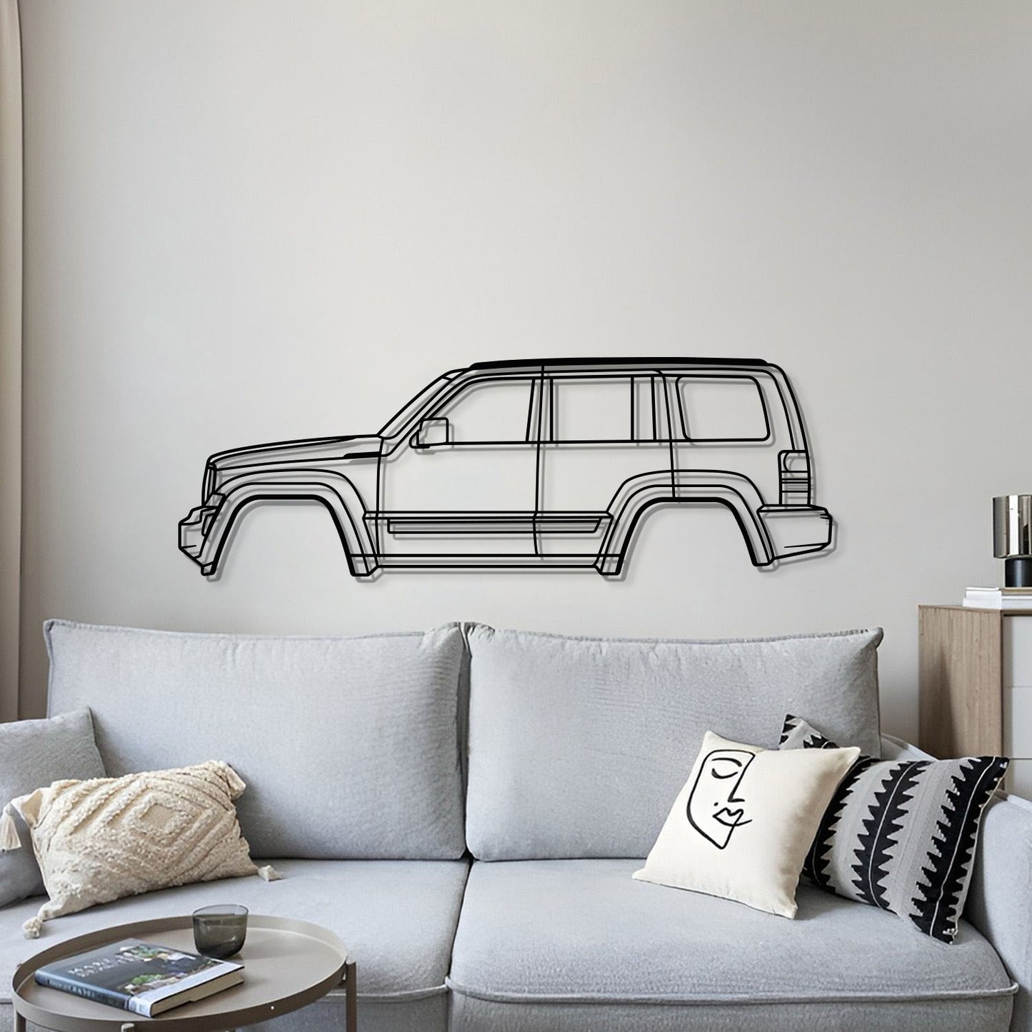 2008 Liberty KK (2nd Gen) Metal Car Wall Art - MT0372