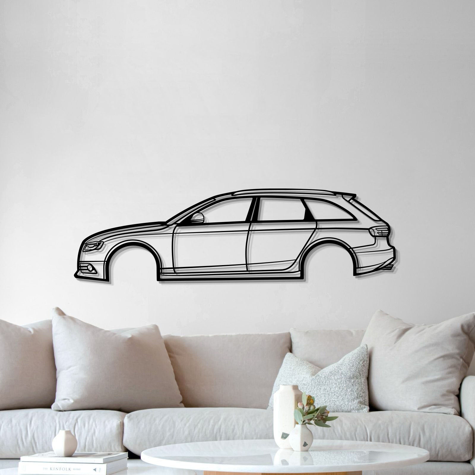 2009 S4 Avant Metal Car Wall Art - MT0393