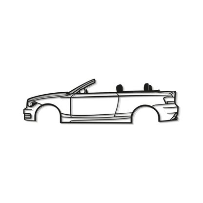 2009 BMW E88 Open Top Metal Automotive Wall Art Piece