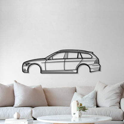 2009 E91 Metal Car Wall Art - MT0387