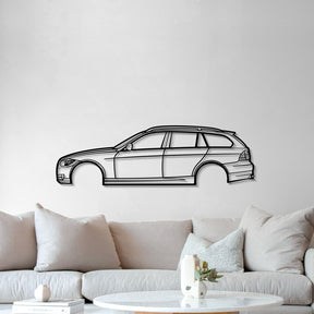 2009 E91 Metal Car Wall Art - MT0387