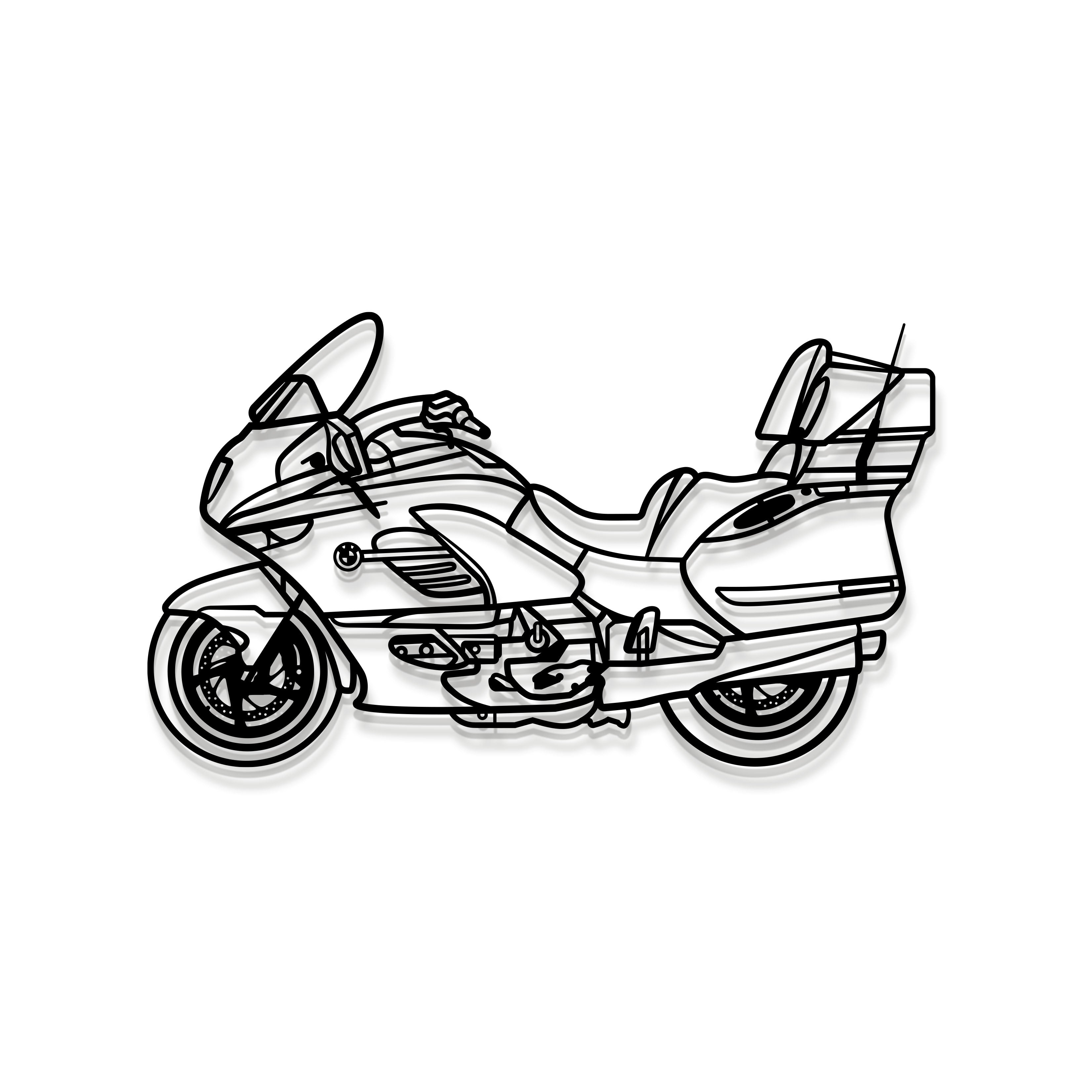 2009 K1200LT Metal Motorcycle Wall Art - MT1383