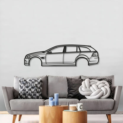 2009 Commodore Kombi Metallauto Wandkunst - MT0383