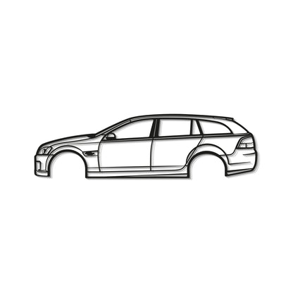 2009 Commodore Kombi Metallauto Wandkunst - MT0383