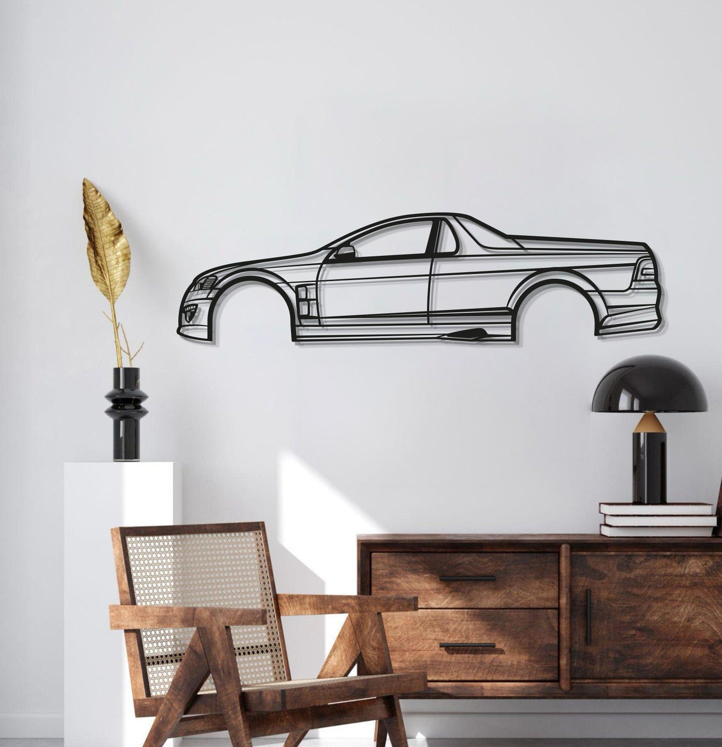 Retro 2009 HSV Maloo Steel Wall Sculpture For Aussie Performance Fans