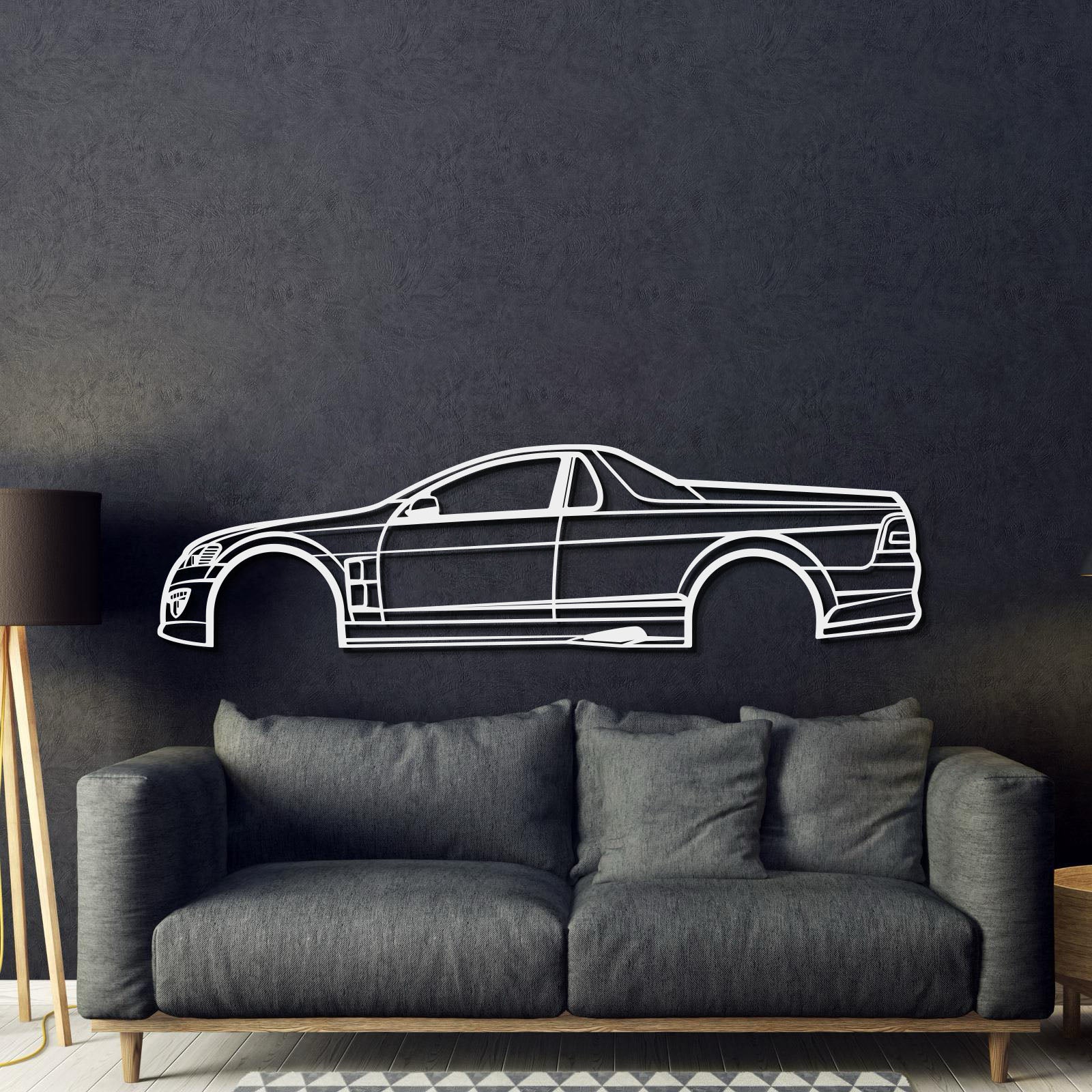 2009 HSV Maloo Metal Car Wall Art - MT0391