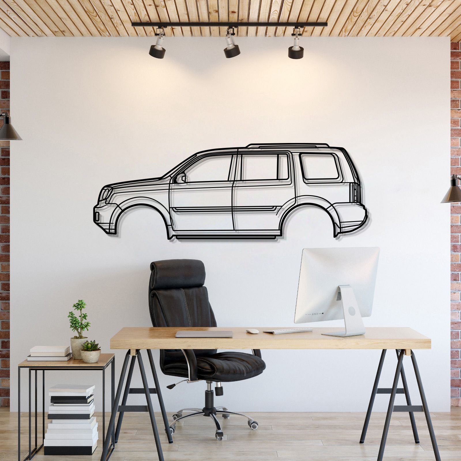 2009 Pilot 2nd Gen Metal Car Wall Art - MT0392