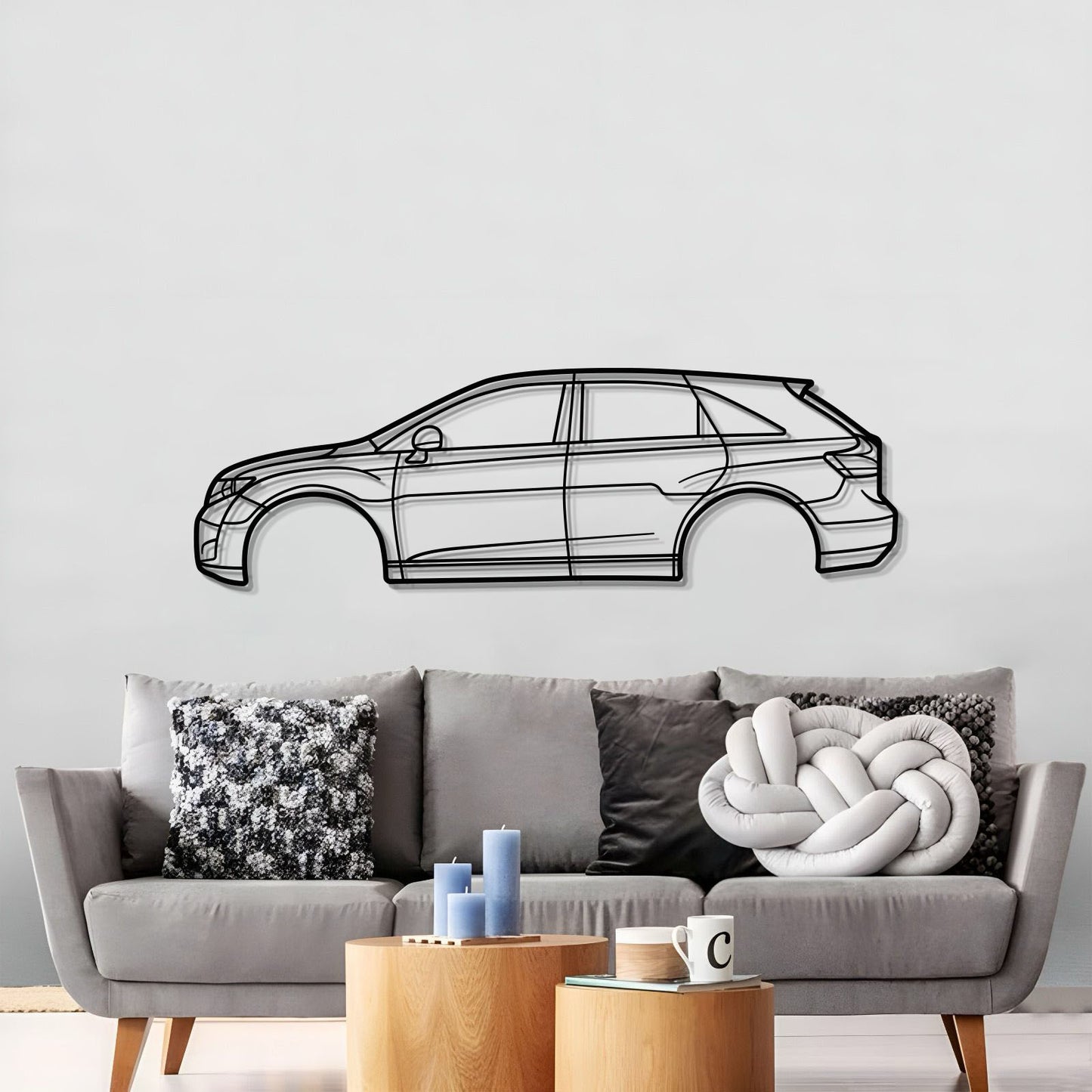 2009 Venza 1. Generation (AV10) Metall Auto Wandkunst – MT0394