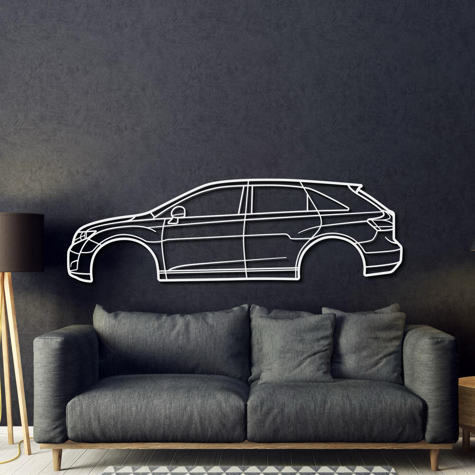 2009 Venza 1st Gen (AV10) Metal Car Wall Art - MT0394