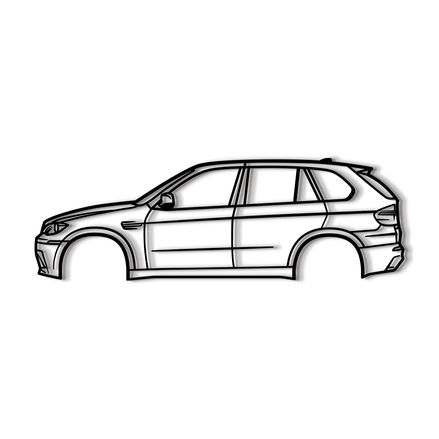 2010 X5 M E80 2nd Gen Metal Car Wall Art - MT0411