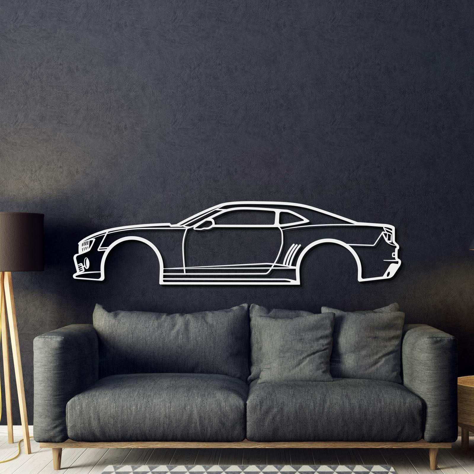 2010 Camaro Metal Car Wall Art - MT0400