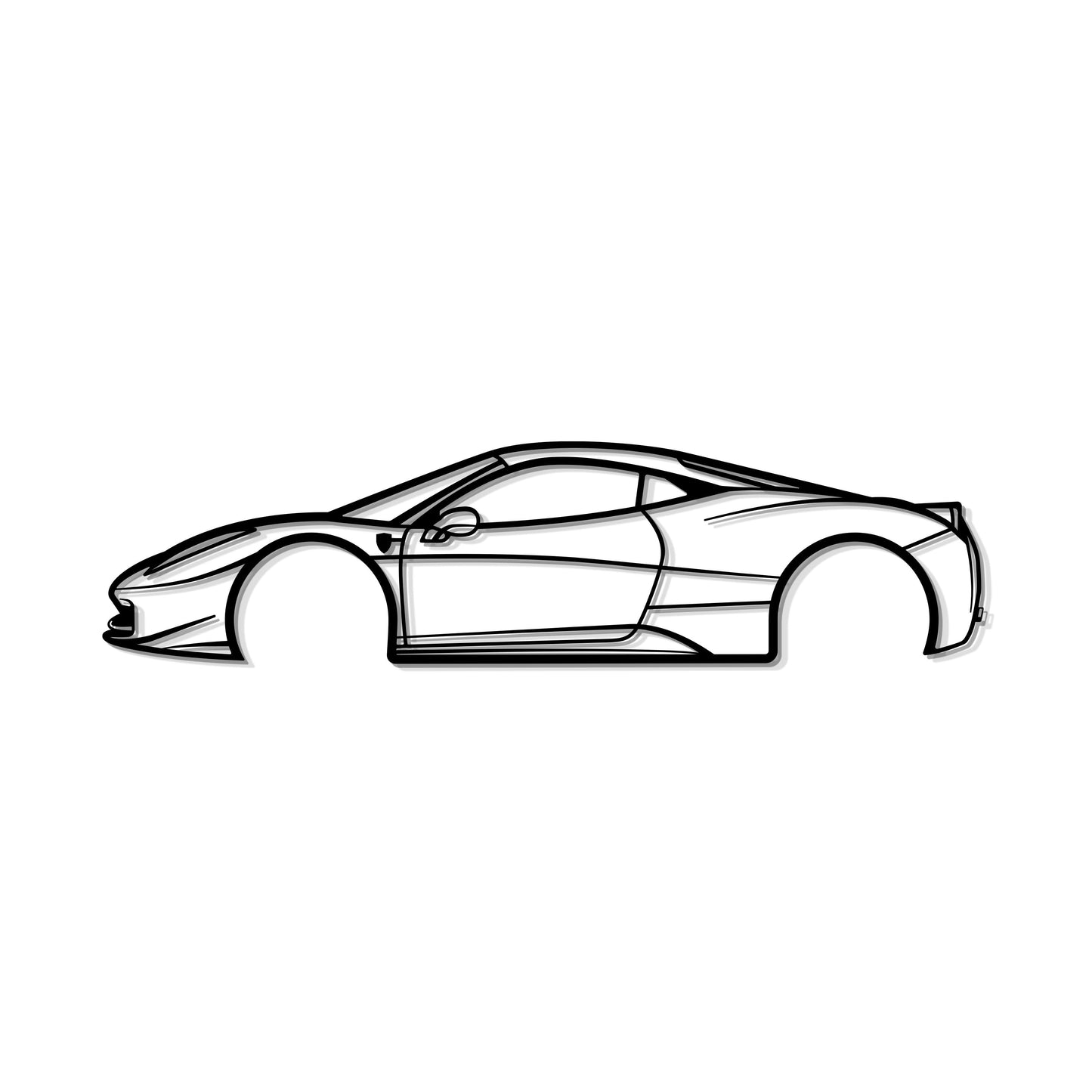 2010 458 Italia  Metal Car Wall Art - MT0396