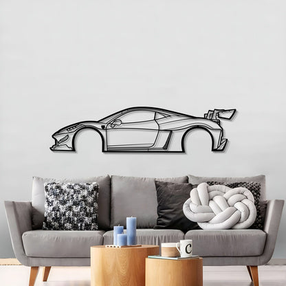 2010 458 Italia Liberty Walk Metal Car Wall Art - MT0397