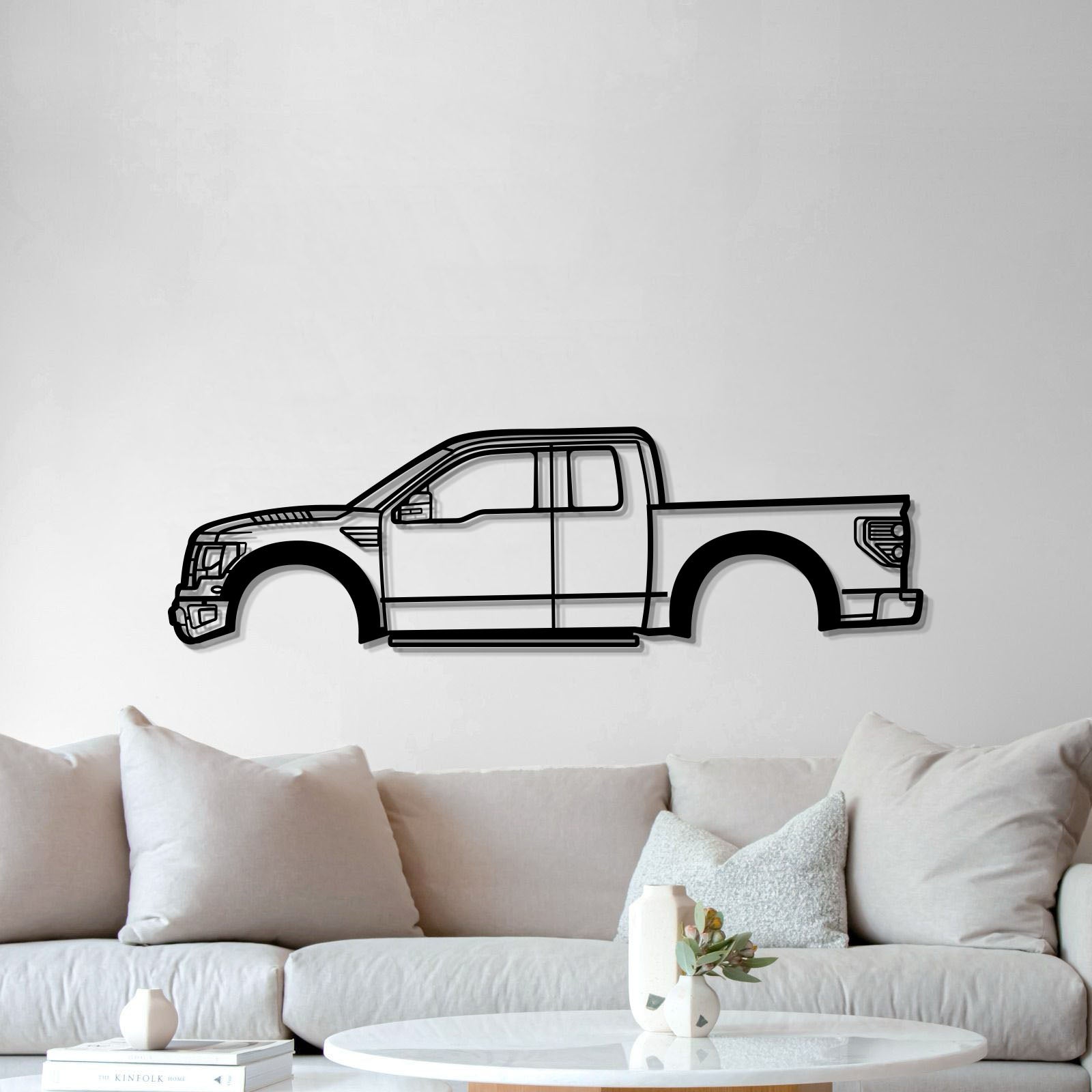 2010 F-150 SVT Raptor 1st Gen Metal Car Wall Art - MT0401