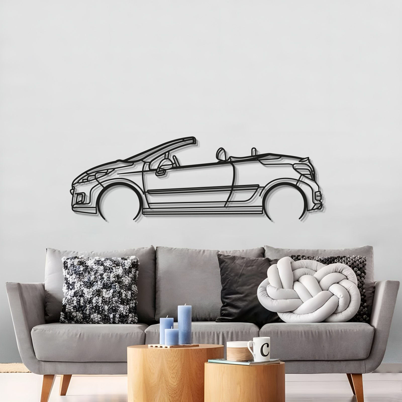 2010 207 CC Metal Car Wall Art - MT0395