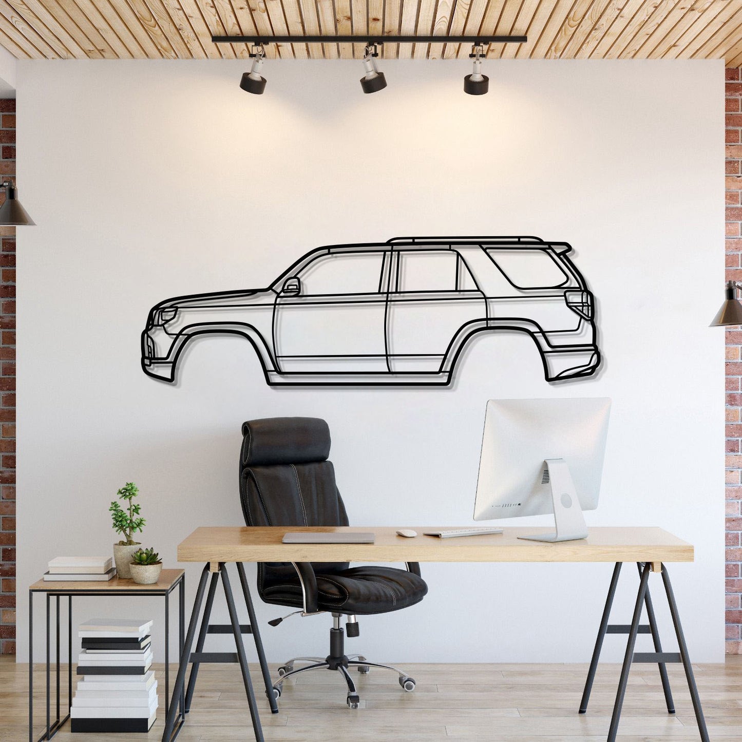 2010 Toyota 4Runner 5Th Gen N280 Metal Wall Art Laser Cut 2 Mm Steel Silhouette