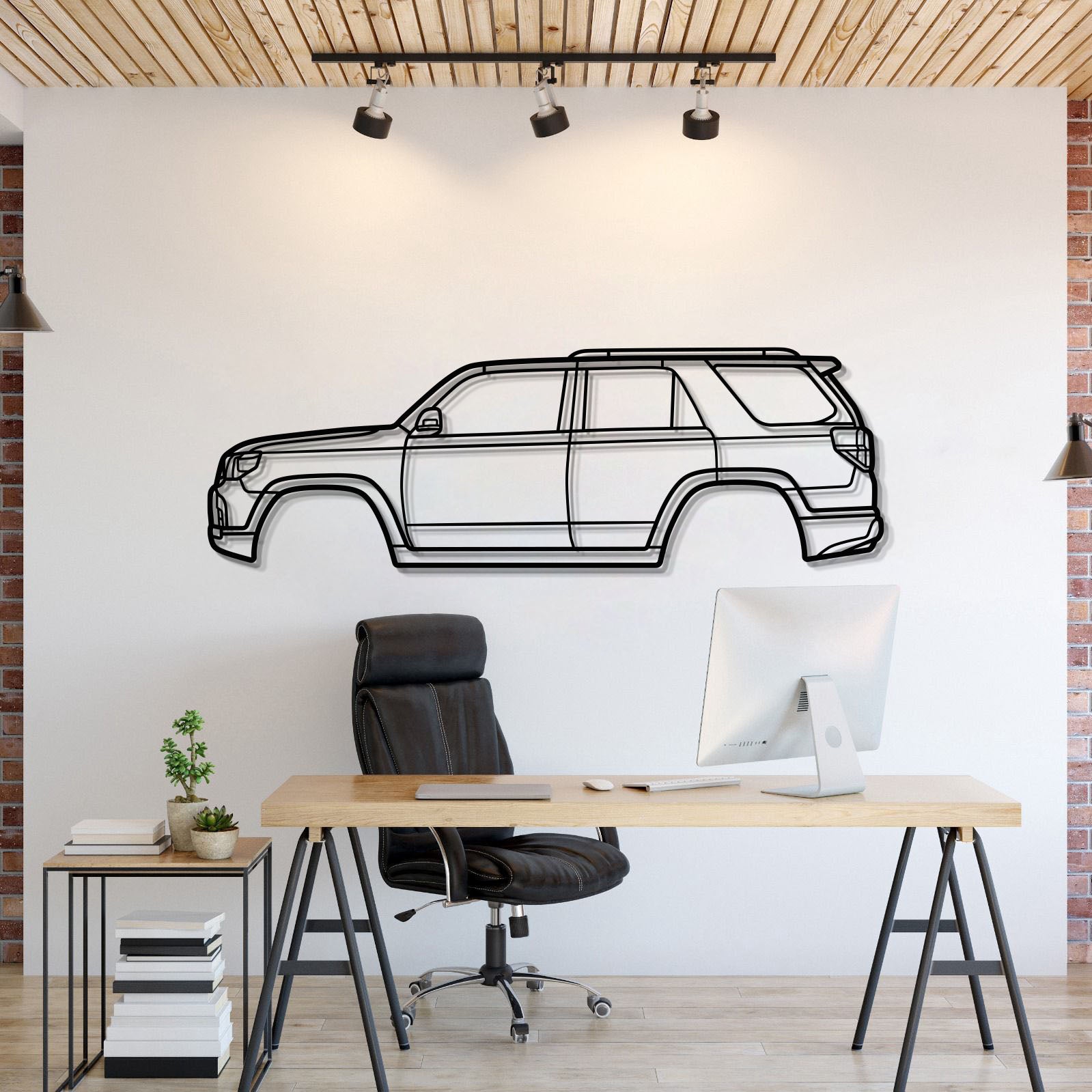 2010 Toyota 4Runner 5Th Gen N280 Metal Wall Art Laser Cut 2 Mm Steel Silhouette